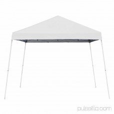 Z-Shade 10' x 10' Angled Leg Instant Canopy Tent Portable Shelter, Carolina Blue